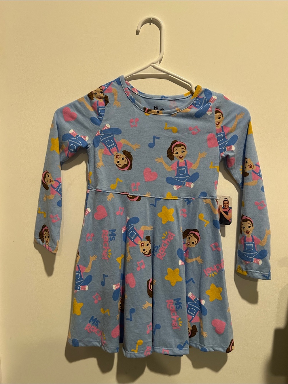 Girls' Blue Ms Rachel Long-Sleeve Dress